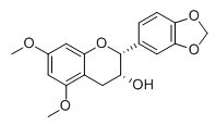 3-Hydroxy-5,7-dimethoxy-3',4'-
methylenedioxyflavan